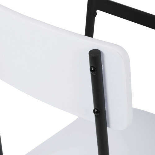 Jídelní set pro 2 osoby CORE White, černá konstrukce