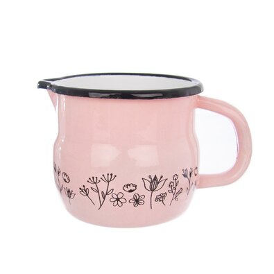Orion Emaille-Becher WIESE BELLY 10 cm, rosa