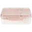 EH Lunchbox mit Fächern und Boxfür Dressing, Rosa