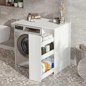 Waschmaschinenunterschrank Saly White