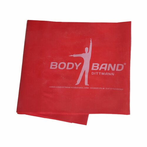 Taśma do ćwiczeń Body-Band 2,5 m, czerwona