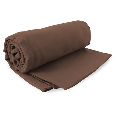 DecoKing Fitness Ręcznik kąpielowy Ekea brązowy, 70 x 140 cm