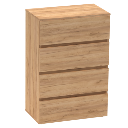 Komoda PARMAD, dąb craft złoty