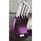 Berlinger Haus 6-teiliges Messerset in Halter  Royal Purple Metallic Line