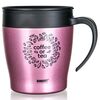 Banquet termohrnek potovalni TAZZA 330 ml, roza