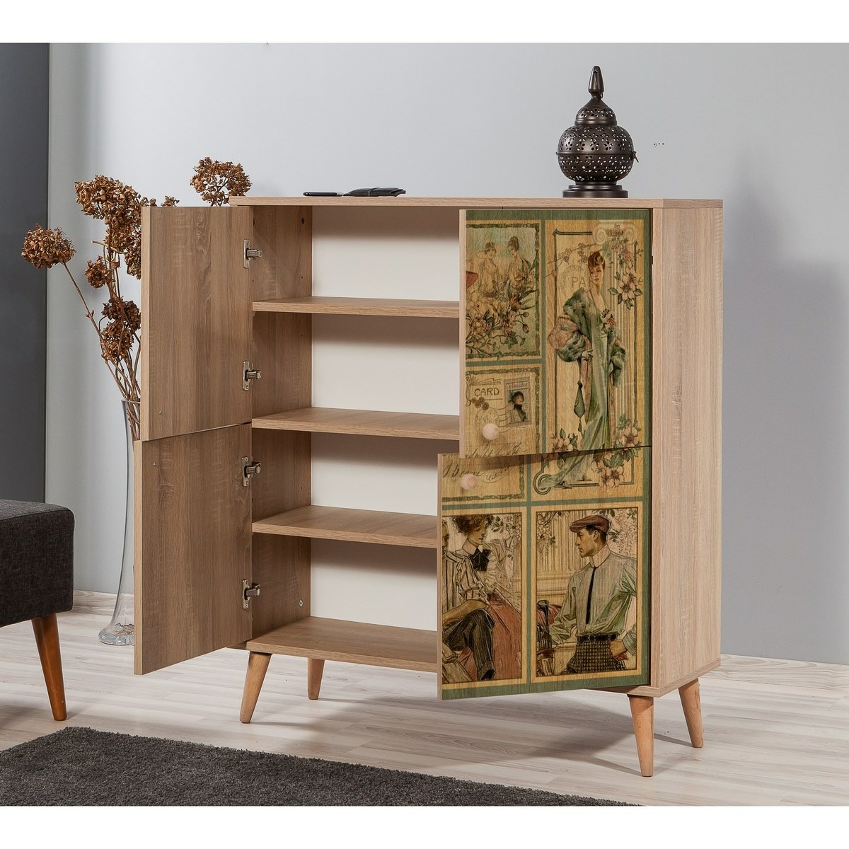 Skrinka Antique Sonoma Oak