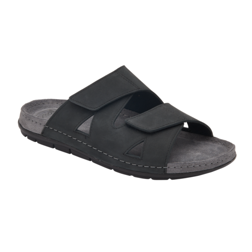Scholl Pantofle Aberdeen Man černá, vel. 46