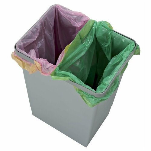 Elletipi Plastični koš z ročaji 6 l, siv