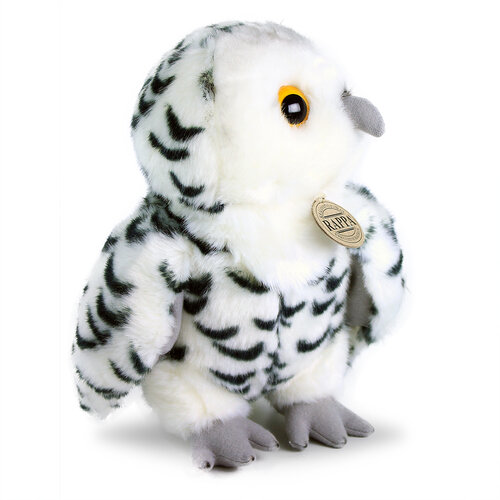 Rappa Plush owl, white, 25 cm