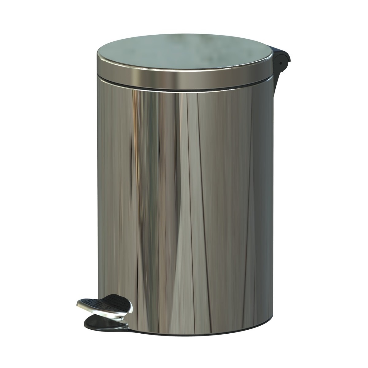 Alda pedálos kuka Freedom Fresh 12 L, rozsdamentesacél, rozsdamentes acél fényes, 12 l