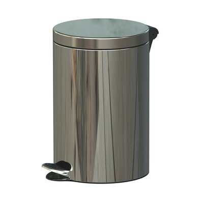 Alda Pedálos szemetes Freedom Fresh 12 l,rozsdamentes acél, fényes