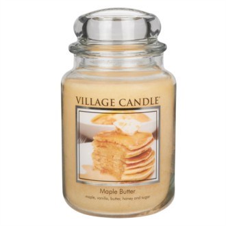 Village Candle Vonná svíčka ve skle, Javorový sirup - Maple Butter, 645 g, 645 g