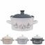 Orion Set of soup bowls with lids 450 ml, 4 pcs