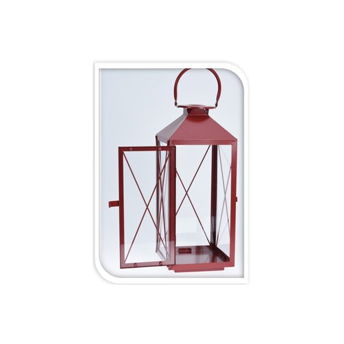 Komplet kovových luceren Reds 3 ks, rdeča