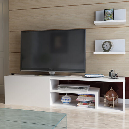 TV-Lowboard Zeplin White