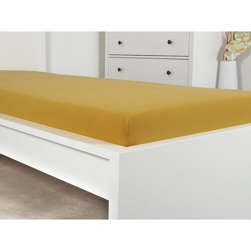 4Home jersey prestieradlo Ideál horčicová, 140 x 200 cm