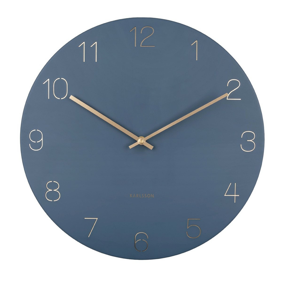 Levně Karlsson 5762BL designové nástěnné hodiny, pr. 40 cm