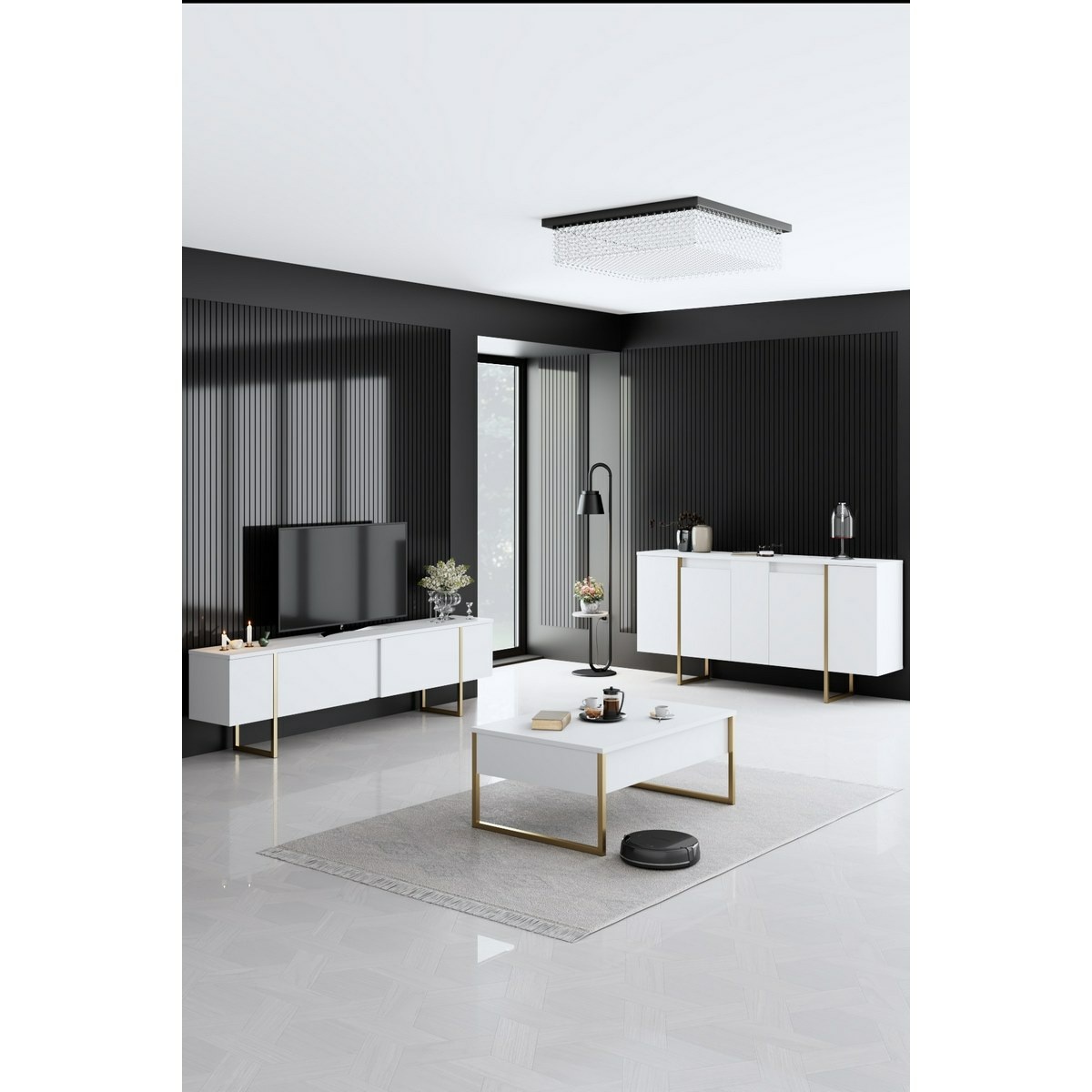 Skrinka Luxe White and Gold