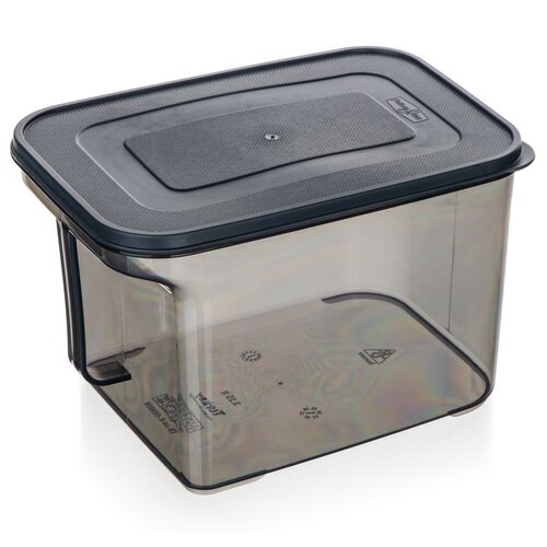 Banquet Recipient de depozitare cu mâner ZOYA 3,25l, fum