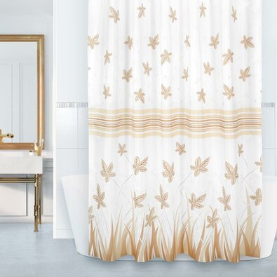 Bellatex Kopalniški zaves List bež , 180 x 200 cm