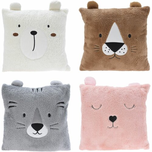 Hatu Kinderkissen Bär, 43 x 43 cm, Polyester