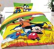 Detské bavlnené obliečky Mickey Mouse s priateľmi,, viacfarebná, 140 x 200 cm, 70 x 90 cm