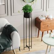 Blumenständer aus Metall GED-024 SLIM, Schwarz