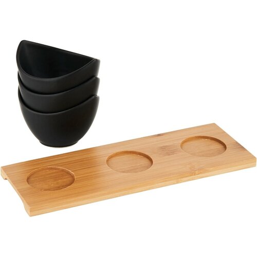 Set de servire Florina Adria, negru