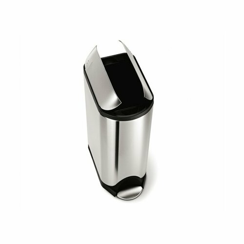 Simplehuman pedálos szemeteskosár szelektívhulladékhoz, 45 l, rozsdamentes acél, 45 l termék 2. képe