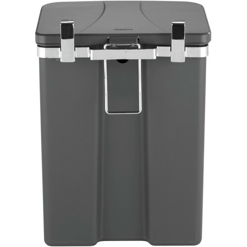 Wenko Závěsný odpadkový koš 12 l, šedá