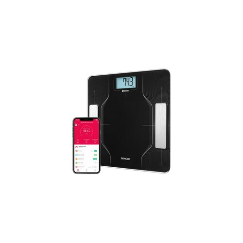 Inteligentna osobista waga fitness Sencor SBS8002BK