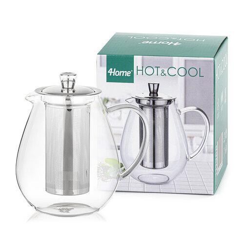 4Home Teekanne Tea time Hot&Cool, 1,2 Liter