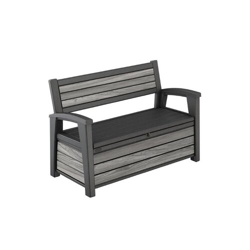 Keter Gartenbank Deco 227 l, grau