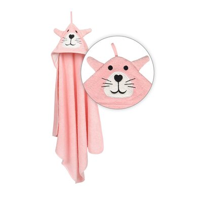 Babymatex Brisa za dojenčke z kapuco Jimmy Tygřík,80 x 80 cm