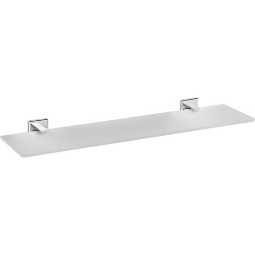 Fala Quad Chrom üvegpolc, 50 cm