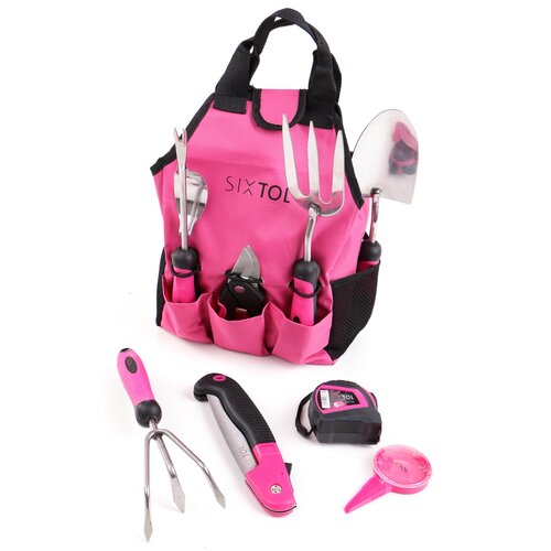 Sixtol Set vrtnega orodja Garden pink, 12 kosov