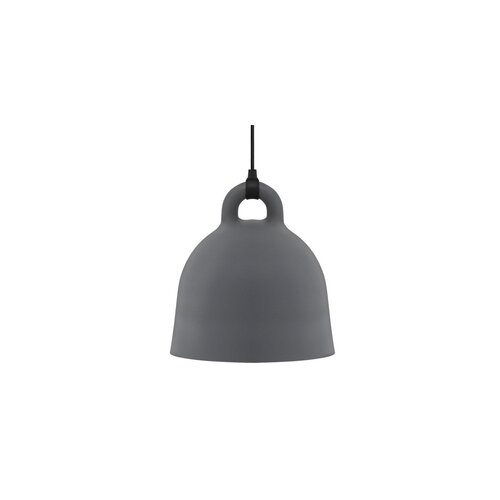 Lustr Bell Lamp L 57 cm, šedý