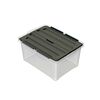 Multibox z przymocowaną pokrywą Eco 30 l, czarna