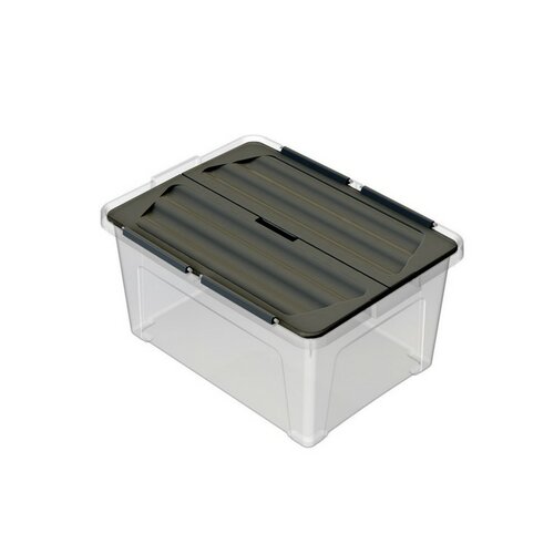 Többdobozos, fedeles Eco 30 l , fekete fedéllel, 30 l