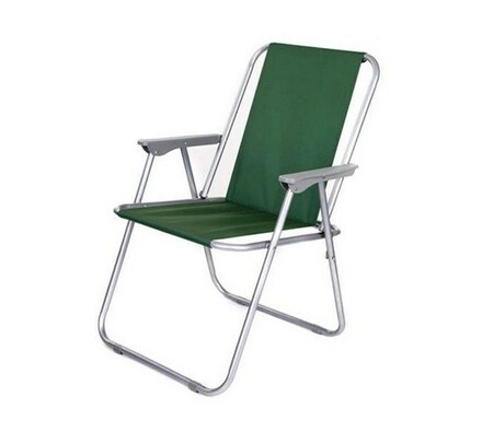 Skladacia stolička, zelená