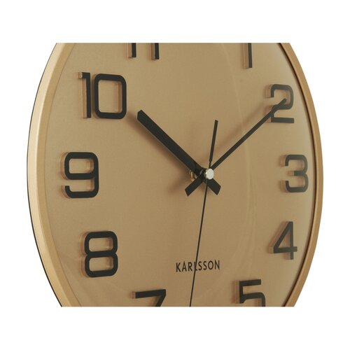 Karlsson 6022GD design falióra arany, átmérő 30 cm