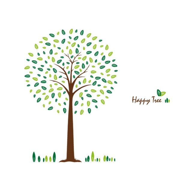 Samolepicí dekorace Happy Tree