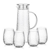 4Home Sada džbánu a 4 pohárov Raindrop Hot&Cool