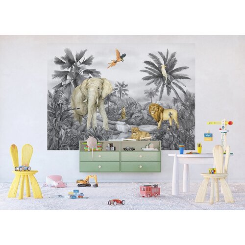 Gyermek fotó tapéta Jungle 252 x 182 cm, 4 részbőlálló, 4 részes