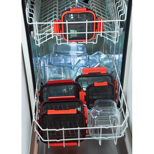 Caserolă de sticlă Simax 7626/L cu capac clic , 0,85 l
