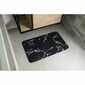 AQUALINE PCD011 Badezimmermatte 50 x 80 cm, Schwarz/Marmor