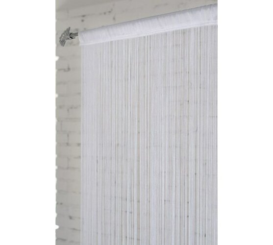 Záclona SPAGHETTI, 150 x 250 cm, bílá