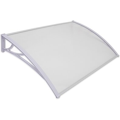 Aldotrade Daszek nad drzwiami 150 x 100 cmniepodzielony La grada, przezroczysty