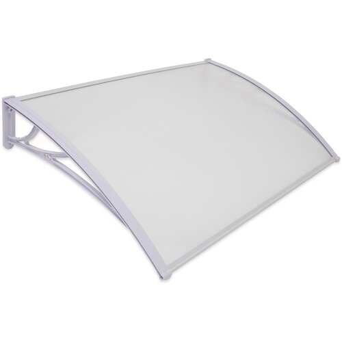 Aldotrade Acoperiș pentru ușă 150 x 100 cmnedivizat La grada, transparent