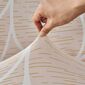 4Home Spannbezug für Doppelsessel Abstrakt beige, 145-185 cm + gratis Kissenbezug